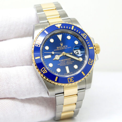 Rolex 116613LB Submariner 18K/SS Blue Dial