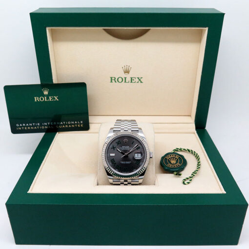 Rolex 126334 Datejust 41 with Slate Roman Dial on Jubilee - Image 2