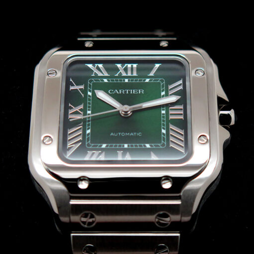 Cartier WSSA0061 Santos de Cartier Medium with Green Dial - Image 3