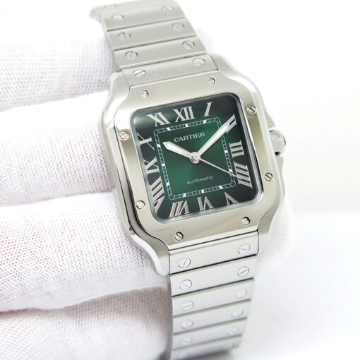 Cartier WSSA0061 Santos de Cartier Medium with Green Dial