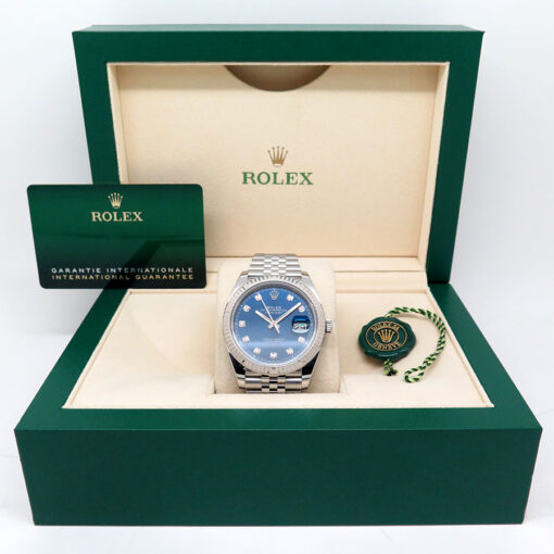 Rolex 126334 Datejust 41 with Blue Diamond Dial on Jubilee - Image 2