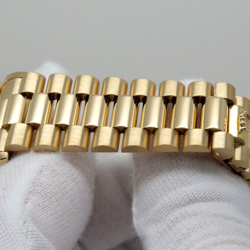 Rolex 18348 Day Date 18K Yellow Gold with Champagne Diamond Dial and Diamond Bezel - Image 13