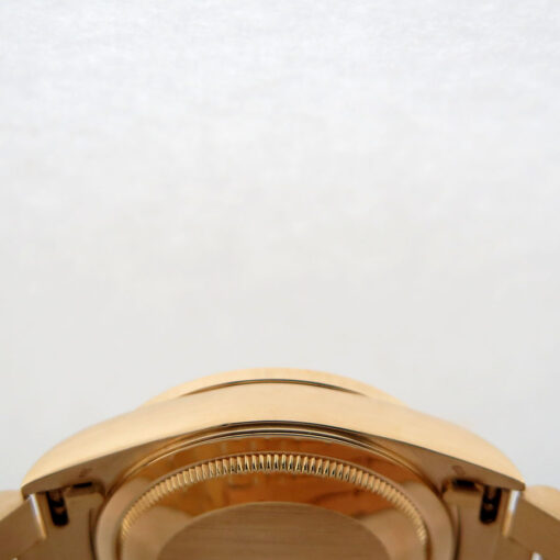 Rolex 18348 Day Date 18K Yellow Gold with Champagne Diamond Dial and Diamond Bezel - Image 6