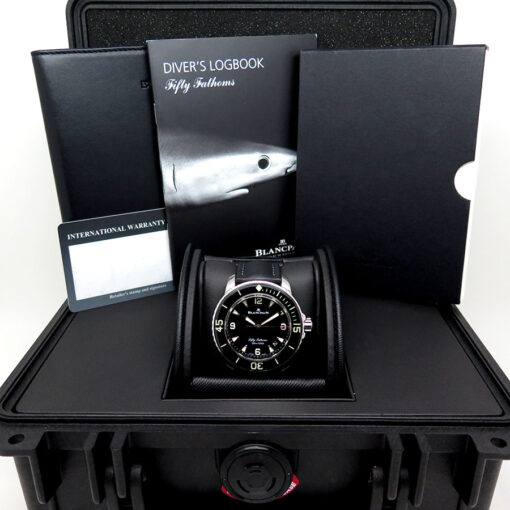 Blancpain Fifty Fathoms Stainless Steel Automatic with Black Dial - Image 2