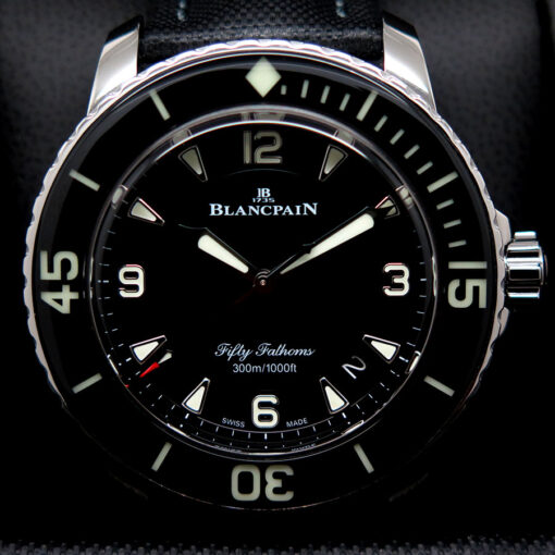 Blancpain Fifty Fathoms Stainless Steel Automatic with Black Dial - Image 3