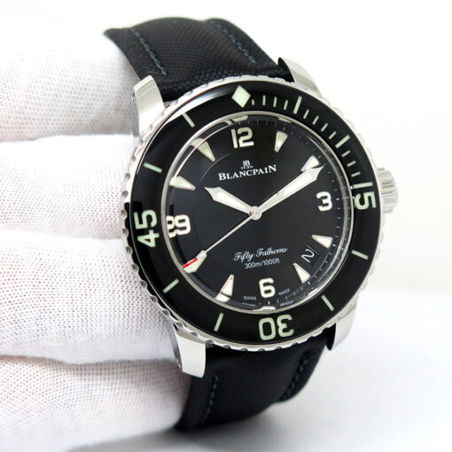 Blancpain Fifty Fathoms Stainless Steel Automatic with Black Dial