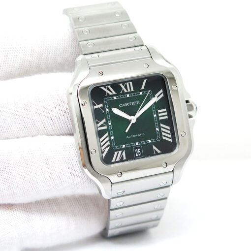 Cartier WSSA0062 Santos de Cartier Large with Green Dial