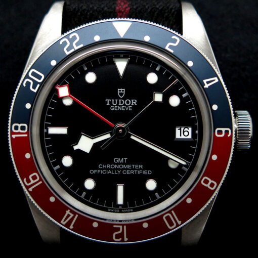 Tudor 79830RB Black Bay GMT with Red/Blue Bezel on NATO - Image 3