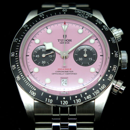 Tudor 79360N Black Bay Chronograph with Pink Dial - Image 3