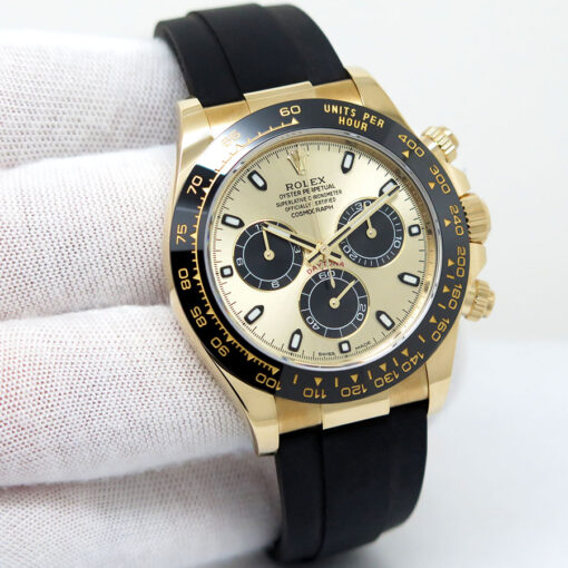 Rolex 116518LN Cosmograph Daytona 18K Yellow Gold with Champagne Dial