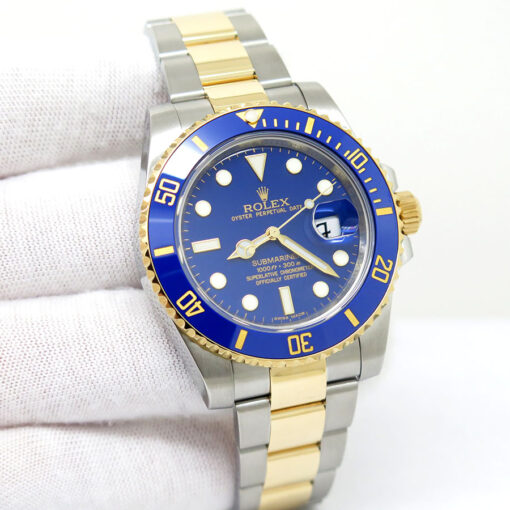 Rolex 116613LB Submariner 18K/SS Flat Blue Dial