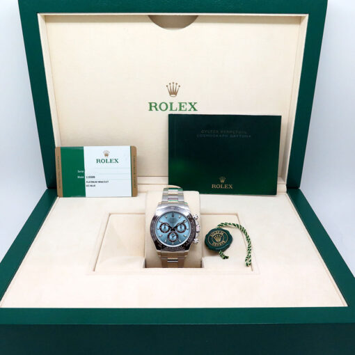 Rolex 116506 Cosmograph Daytona Platinum with Ice Blue Dial - Image 2
