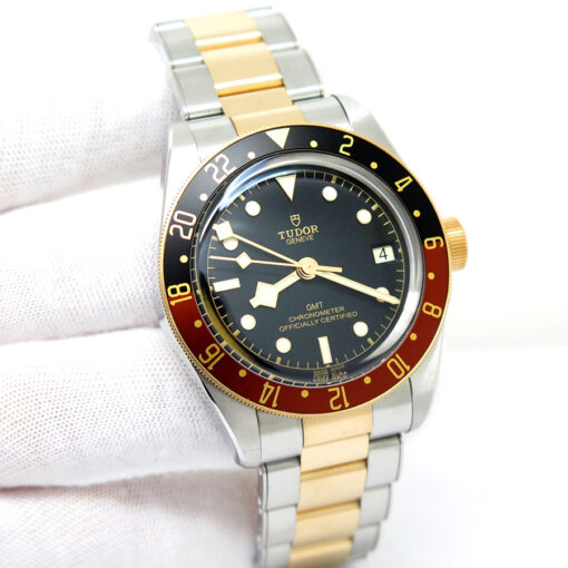 Tudor 79833MN Black Bay GMT S&G 18K/SS 41mm Automatic
