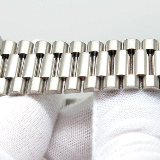 Rolex 228349RBR Day Date 40 18K White Gold with Pave Diamond Dial and Diamond Bezel - Image 8
