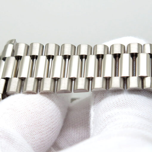 Rolex 228349RBR Day Date 40 18K White Gold with Pave Diamond Dial and Diamond Bezel - Image 6