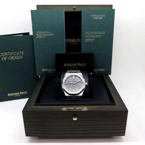 Alternative view of Audemars Piguet 15510ST Royal Oak 50th Anniversary Edition with Grey Dial