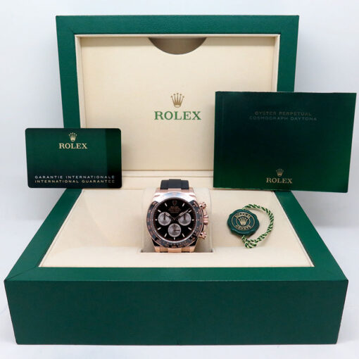 Rolex 126515LN Cosmograph Daytona 18K Rose Gold with Black Dial - Image 2