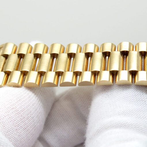 Rolex 18238 Day Date 18K Yellow Gold with Champagne Diamond String Ruby Dial - Image 13