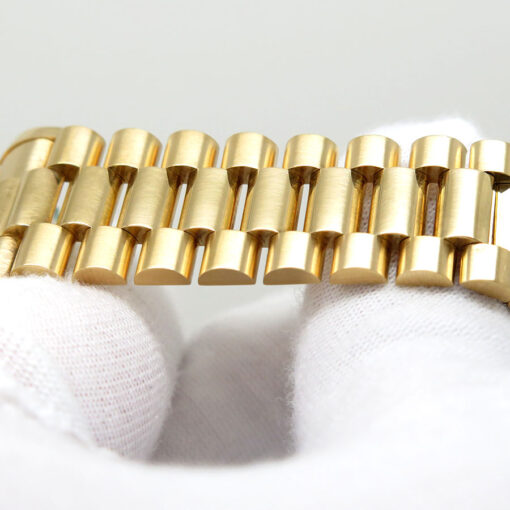 Rolex 18238 Day Date 18K Yellow Gold with Champagne Diamond String Ruby Dial - Image 11