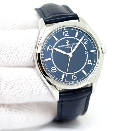 Vacheron Constantin 4600E Fiftysix Automatic with Blue Dial on Strap