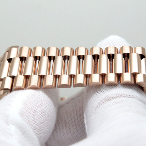Rolex 128235 Day Date 18K Rose Gold with Brown Ombre Diamond Dial - Image 7