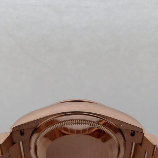 Rolex 128235 Day Date 18K Rose Gold with Brown Ombre Diamond Dial - Image 6