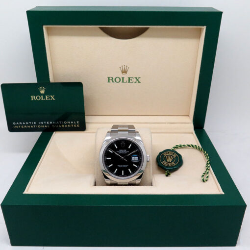 Rolex 126300 Datejust 41 with Black Stick Dial on Oyster - Image 2