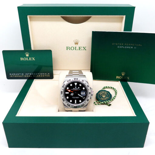 Rolex 216570 Explorer II with Black Dial (New Old Stock) - Image 2