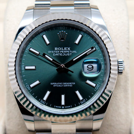 Rolex 126334 Datejust with Mint Green Dial on Oyster - Image 3