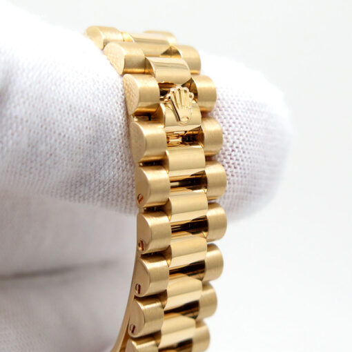 Rolex 179138 Datejust 18K Yellow Gold with Mother of Pearl Diamond Dial/Bezel on President - Image 7