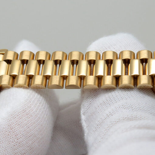 Rolex 179138 Datejust 18K Yellow Gold with Mother of Pearl Diamond Dial/Bezel on President - Image 8