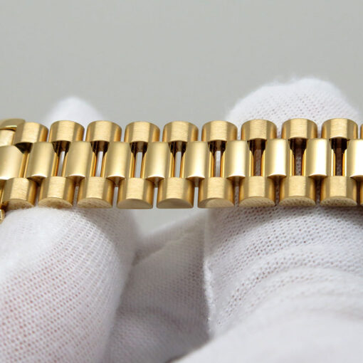 Rolex 179138 Datejust 18K Yellow Gold with Mother of Pearl Diamond Dial/Bezel on President - Image 6