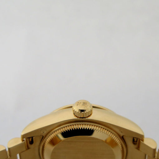 Rolex 179138 Datejust 18K Yellow Gold with Mother of Pearl Diamond Dial/Bezel on President - Image 4