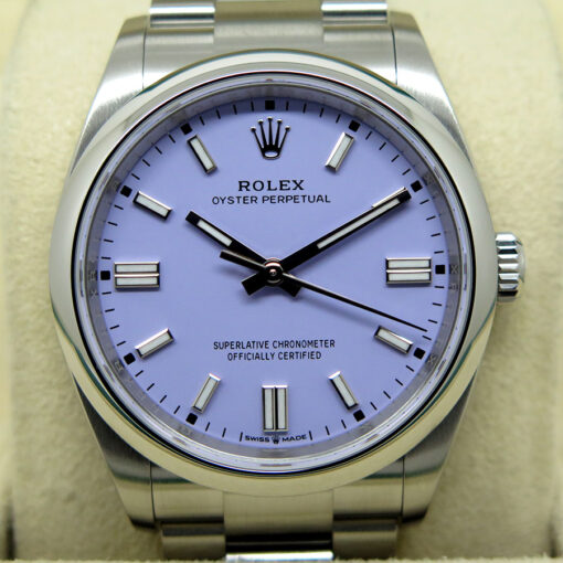 Rolex 126000 Oyster Perpetual with Lavender Dial (New Model) - Image 3