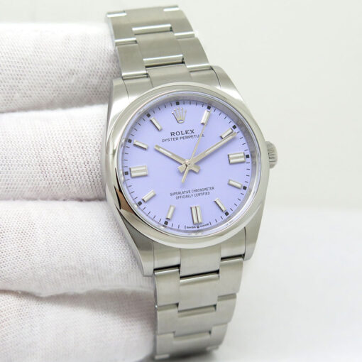 Rolex 126000 Oyster Perpetual with Lavender Dial (New Model)