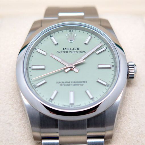 Rolex 124200 Oyster Perpetual with Pistachio Dial (New Model) - Image 3