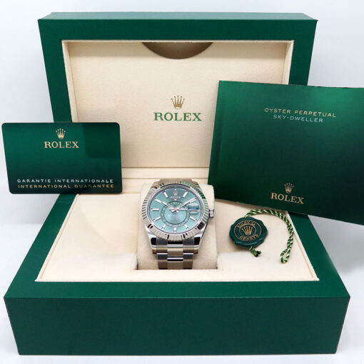Rolex 336934 Skydweller with Mint Green Dial on Oyster - Image 2