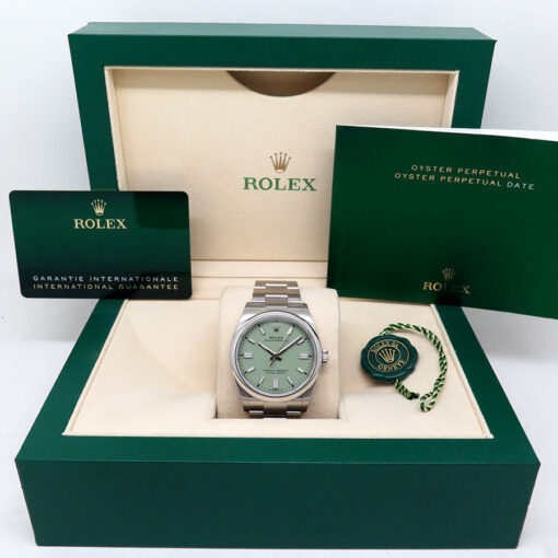 Rolex 126000 Oyster Perpetual with Pistachio Dial (New Model) - Image 2