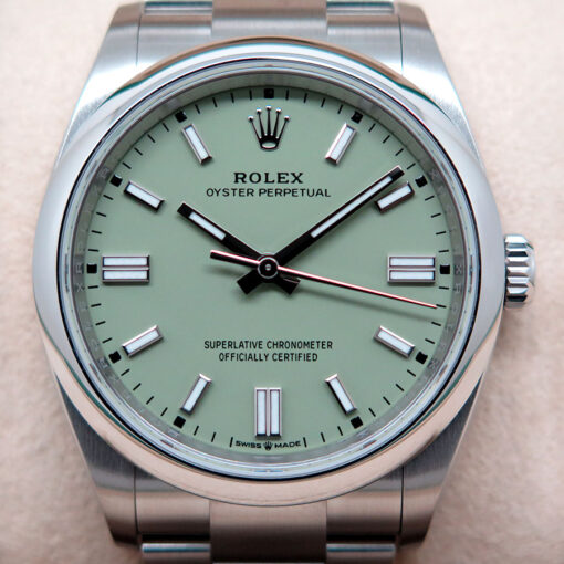 Rolex 126000 Oyster Perpetual with Pistachio Dial (New Model) - Image 3