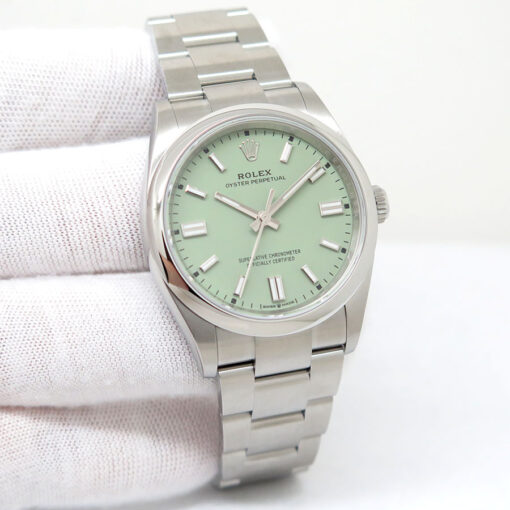 Rolex 126000 Oyster Perpetual with Pistachio Dial (New Model)