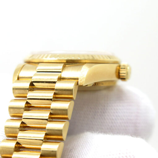 Rolex 68278 Datejust 18K Yellow Gold with Champagne Diamond Dial - Image 8