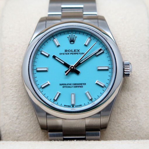 Rolex 277200 Oyster Perpetual 31 with Turquoise Dial - Image 3