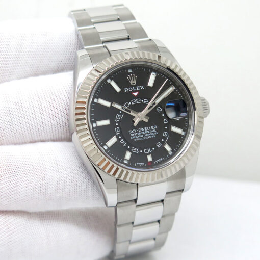 Rolex 326934 Skydweller with Black Dial on Oyster