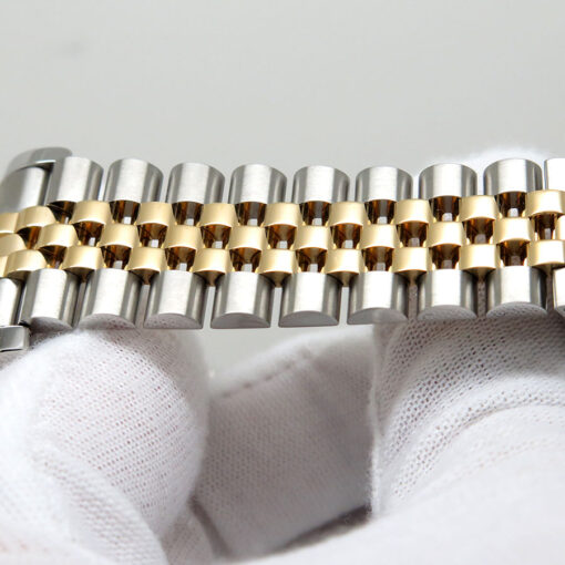 Rolex 116233 Datejust 18K/SS with Silver Stick Dial on Jubilee - Image 8