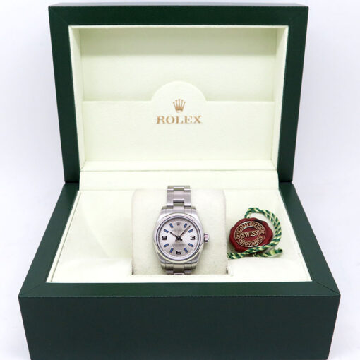 Rolex 176200 Oyster Perpetual with Silver Arabic Dial - Image 2