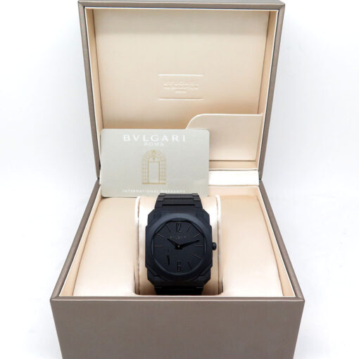 Alternative view of Bulgari 103077 Octo Finissimo Matte Black Ceramic