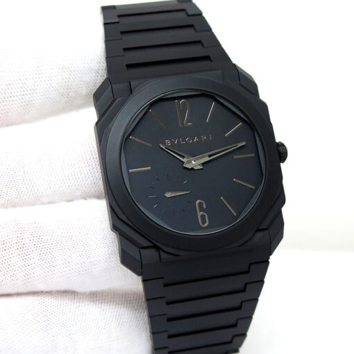 Bulgari 103077 Octo Finissimo Matte Black Ceramic