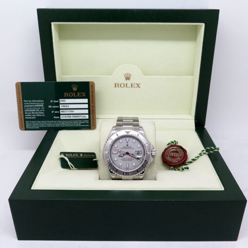 Rolex 16622 Yachtmaster with Platinum Dial - Image 2
