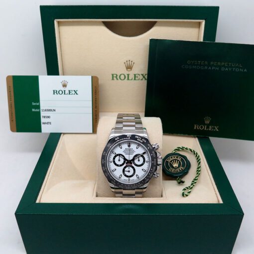 Rolex 116500LN Cosmograph Daytona with White Dial - Image 2