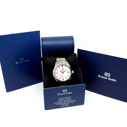 Alternative view of Grand Seiko SBGA497 Heritage Spring Drive Pink Snowflake Limited Edition